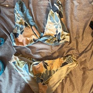 floral bathing suit